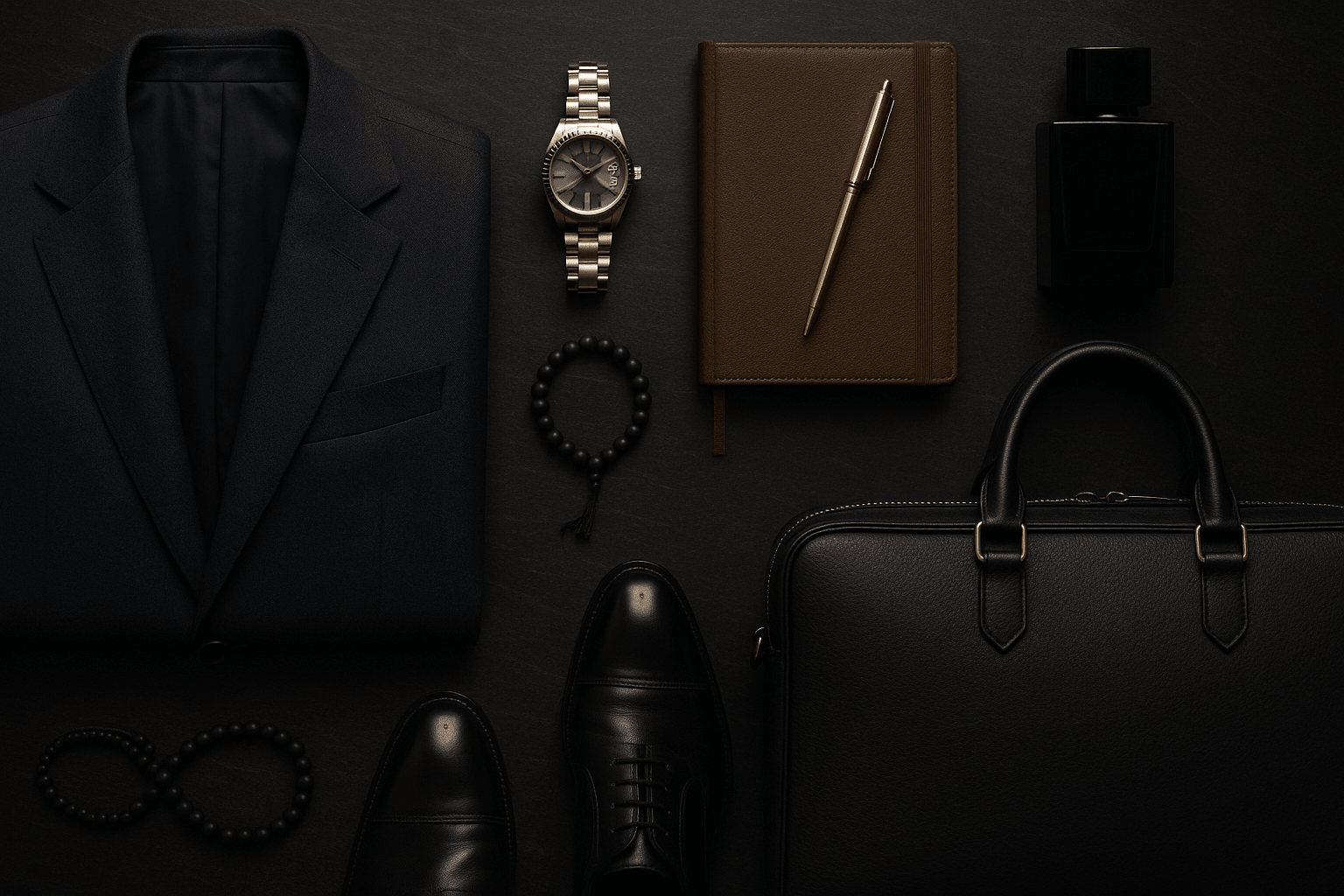Luxury menswear background